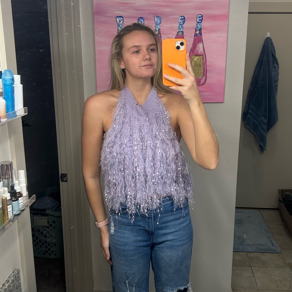 Fun flirty Purple Halter